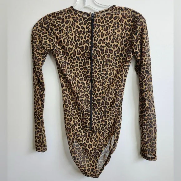 Leopard Print Bodysuit - Picture 7 of 7